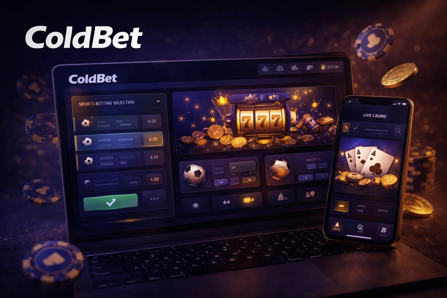 ColdBet desktop bet